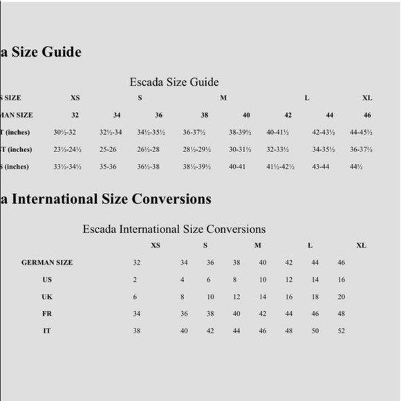 2. NWT  Escada 2 piece cardigan set sz 48/ 16 p2p 20 inches retails 1940.00 - Picture 9 of 9